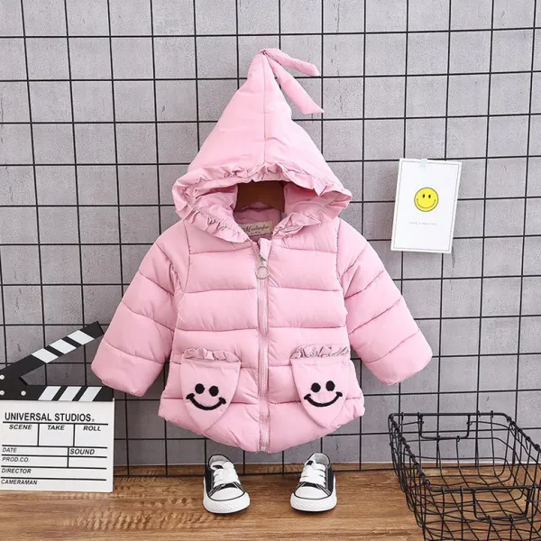 심쿵마켓 아동 겨울점퍼 캐릭터 고양이 야상 여아패딩