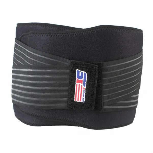 Stk남성 여성 스포츠 허리 지원 중괄호 벨트 허리 통증 아프 구호 블랙 1개