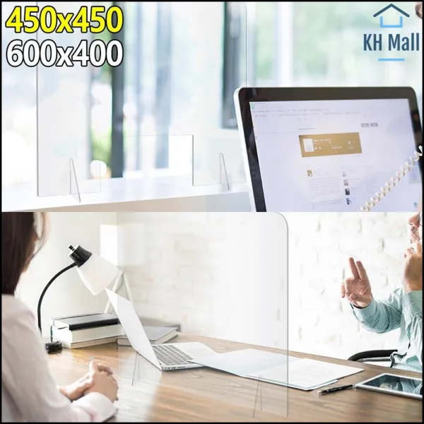 오피스칸막이 급식실 위생을 위한 투명 아크릴 칸막이 개인칸막이, 600x400 막힘