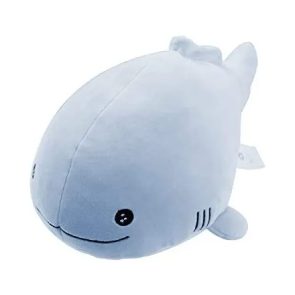 Molizhi 27.2 매우 부드러운 푸른 고래 상어 봉제 귀여운 애니메이션 봉제 인형 포옹 베개 귀엽다 봉제 장 Whaleblue_large Whaleblue 상세 설명 참조0