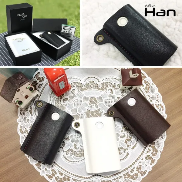 더한 인조가죽 소프트 글로 케이스 Glo Case 브라운