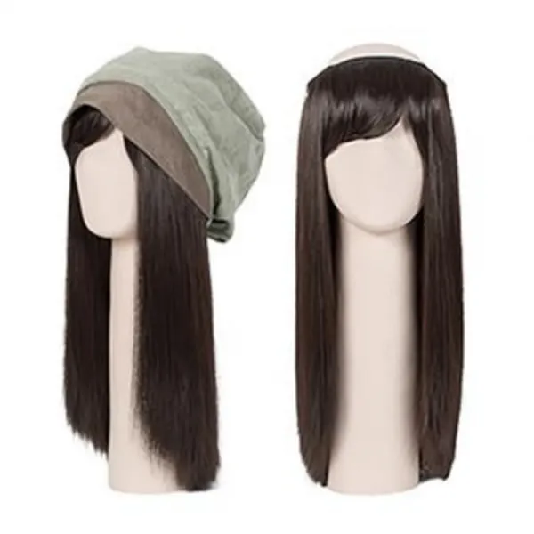 NHPMART◎WIG_모자가발 스트레이트 후크타입+늪마트◎+늪마트◎, 단일상품, ◑다음옵션선택◐다크브라운