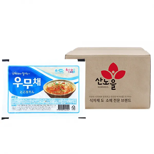 천혜 우무채 우뭇가사리 1box 400gx12개 400g