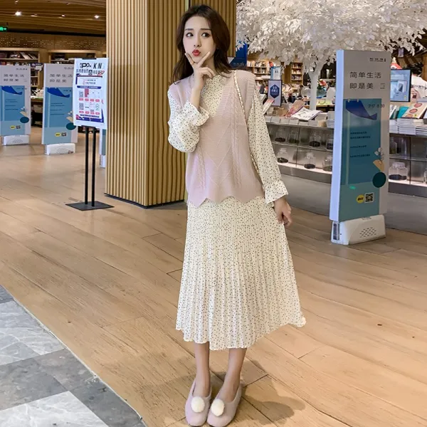 임부복 수유 원피스 파렴치한 어머니 스윗 가을옷 외출 스타일리쉬 타입 인싸템 베스트 커버