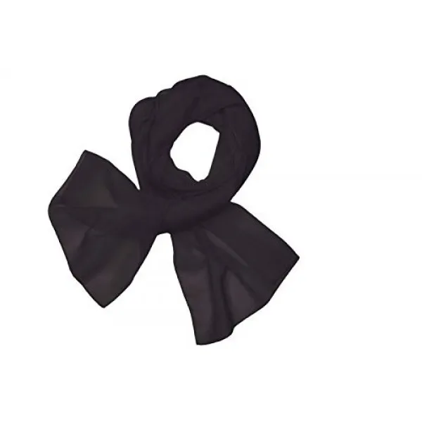 HAT YOU 목도리 여성 / 여름 스카프 / 시폰 스카프 / 스카프 봄 / 여름 / 연중 무휴-이탈리아 산 쉬폰 스카프 : 다크 브라운 HA