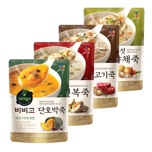비비고 전복죽, 450g, 10개