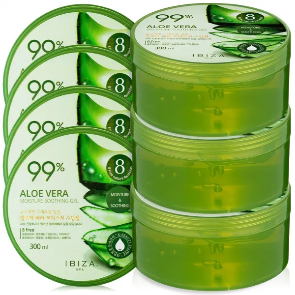 이비자 알로에베라 알로에 수딩젤 대용량 300ml X7개