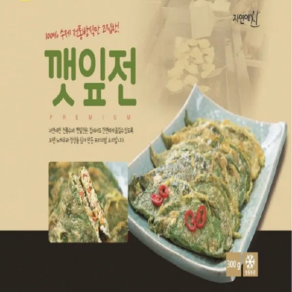 가정식반찬 전류 두레생협 깻잎전 300g !Lzus, 1개