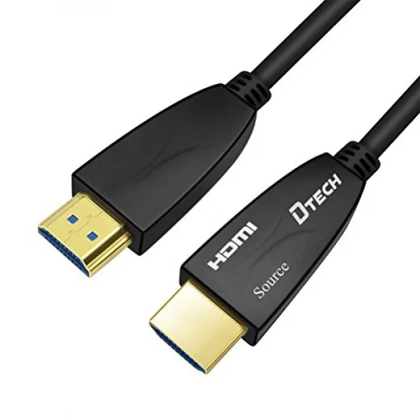DTECH 3 피트 광섬유 HDMI 케이블 4K 60Hz HDR 444422420 크로마 서브 샘플링 18Gbps 고속 벽 내정 격 (1 미터, 단일상품