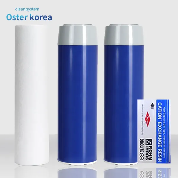 오스터코리아 필터3종세트(침전 카본 양이온필터), 1세트