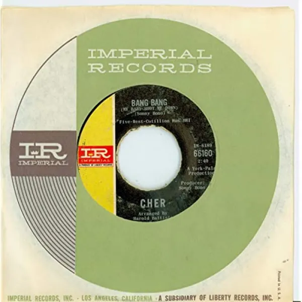 Bang Bang (내 아이가 나를 격추했습니다) 바늘과 핀 - 쉐어 (제국 기록 1966) 우수한 것 (10 건 중 4) - 빈티지 45 RPM 비닐 레코드, 본상품