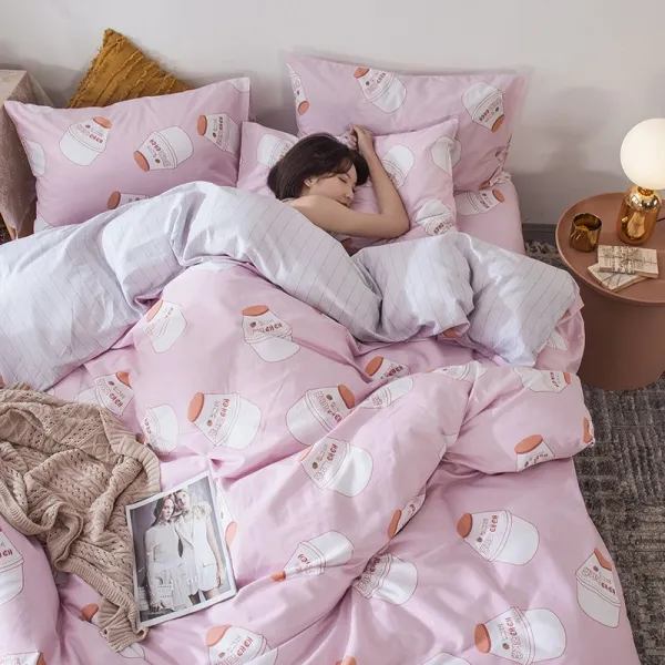  Mw 아이템샾 더블침대 헝가샹 4종 풀패딩 순면 코튼 페어 기숙사침대 위 쓰리 침대시트 싱글 겨울 가을 계절 낙천가이다