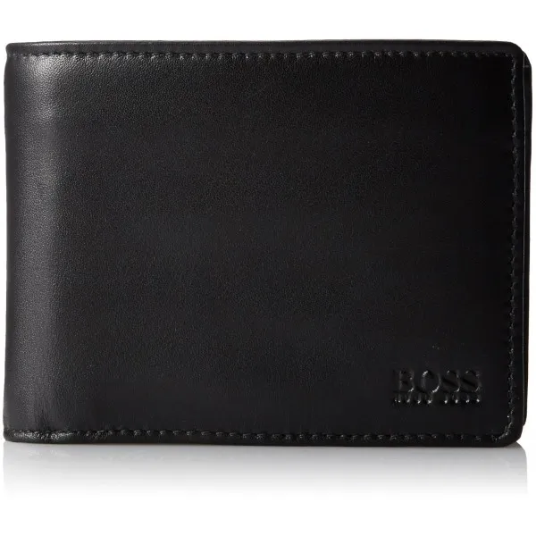 [독일구매대행] BOSS Herren Arezzo Geldbörse Schwarz (Schwarz) 12 cm