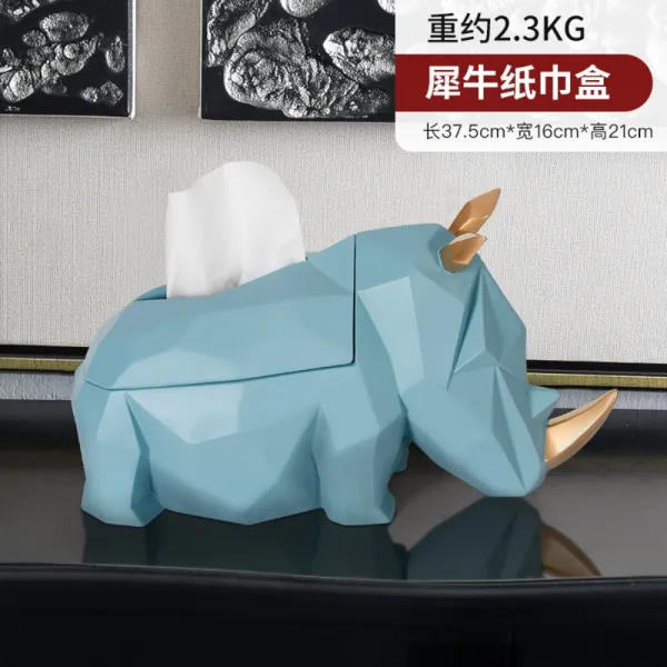 북유럽 럭셔리 페이퍼 케이스 냅킨 케이스 장식 수납함, 표준개, N.XR-267 스카이 티슈 케이스