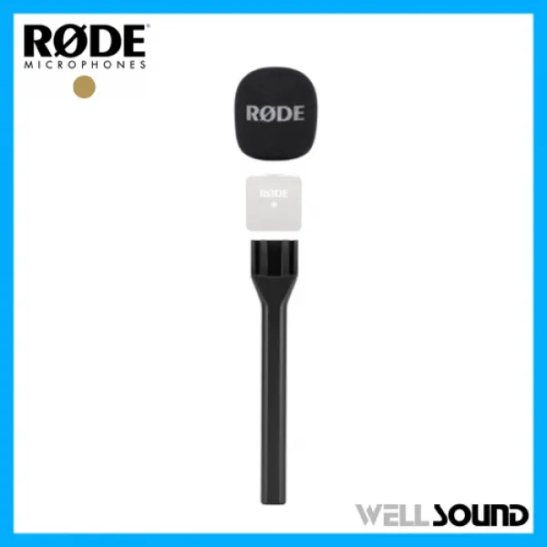 로데 인터뷰고 마이크 Interview Go Wireless GO 전용 핸드헬드 마이크형 홀더 RODE 와이어리스고 핸드 마이크