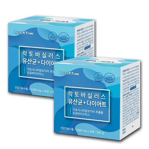 락토테미 락토바실러스 유산균 다이어트 프로바이오틱스 건강기능식품 120포, 1개, 3000mg