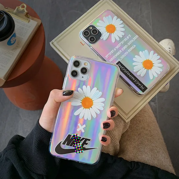 권지룡 연판장 홀로그램 데이지 사과폰 X핸드폰케이스 XRXS 인싸템 여성 IPHONE11PROMAX8P7PLUS 조남
