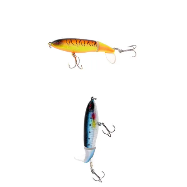 Fwt2개 피셔 미끼 톱 워터 인공 낚시 하드 미끼