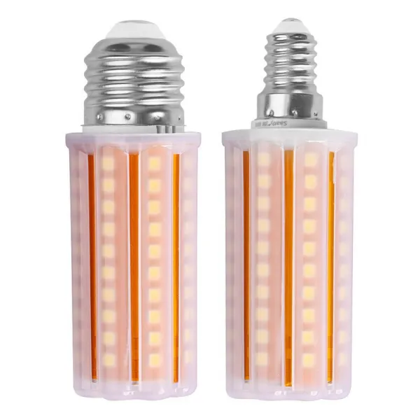 클 랙 슨 led 3 색 변 광 전구 절전 등 초 밝 음 E14 led 전구 12W 18W E27 대 달팽이 옥수수 등 흡입 천장 등 샹들리에 E27 작은 조개 구 매화 무영등 [16W] 백색 광