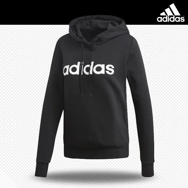 아디다스 우먼스 여성 W E Lin 후디 후드티셔츠 긴팔 운동복