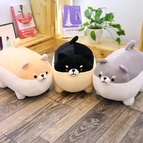 위파인더 귀요미 망홍인형이 응석받이로 키워낸 통나무개 보푸라기 피규어 잠자리 쿠션 선물, 갈색 지방 돼지