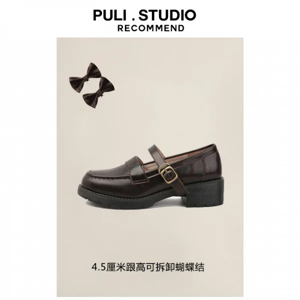 가벼운 낮은굽 플랫 슈즈 발안아픈 패션 아이템