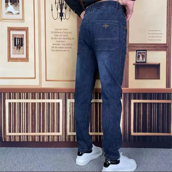 남자 일자핏 청바지 룽씨 서쪽 991 3 겨울 가을 남성 심플 스트레이트진 신 배기 팬츠 니시쵸오타로우 4978095742