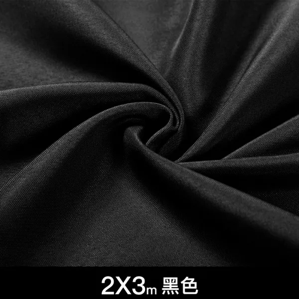 포커싱스크린 스튜디오 3x5미터 단색 배경 방송 생방송촬영 촬영 소품 두꺼운 부직포 빛흡수 수건, T05-블랙색 2*3미터