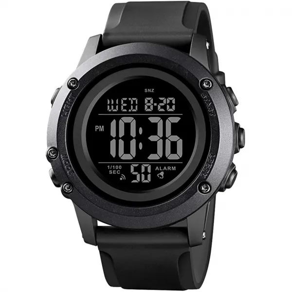 MEN 주의 디지털 스포츠 WATCH LARGE FACE WATERPROOF WRIST 시계들 표준 다발 내분비선 성신 생물 독자 STOPWATCH 경보 이끌었다 BACK 빛