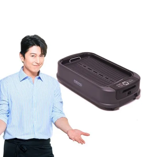 연기잡는 안방그릴(본체+그릴팬+볶음팬+기름받이판), [미리주문] 연기잡는 안방그릴
