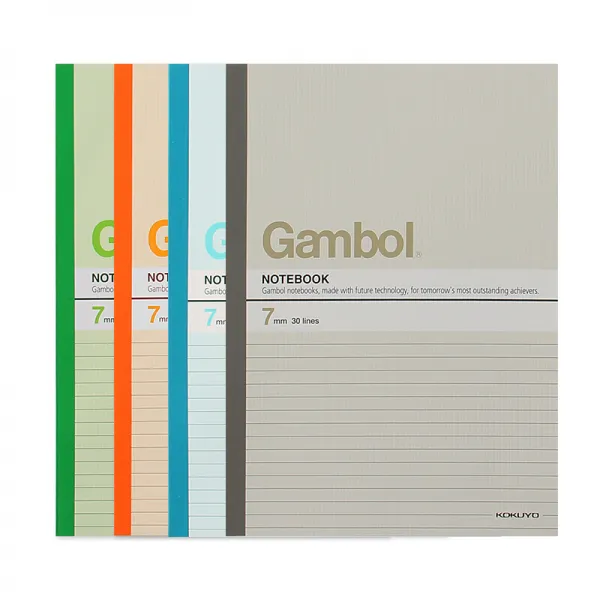 국치 (KOKUYO) 와타나베 감보 (Gambol) 명작 노트북북 스티커북 메모지는 가로 7mm의 행거리 wcn-g6507b550 페이지 12권을 펴놓고 있다