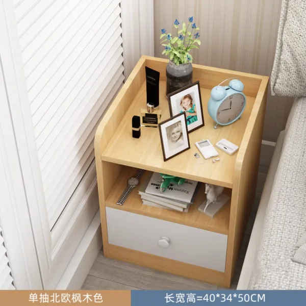 조립식 협탁 사이드 서랍장 수납장 침대협탁 침실협탁 Diy 사이드 수납장 단풍나무 40cm 단벌감