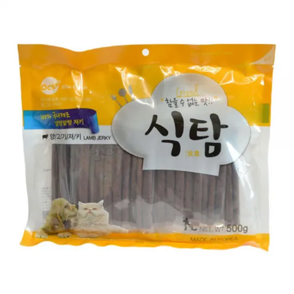 멍멍이 개고기간식 작은개 놀이 양고기져키대용량, 1개
