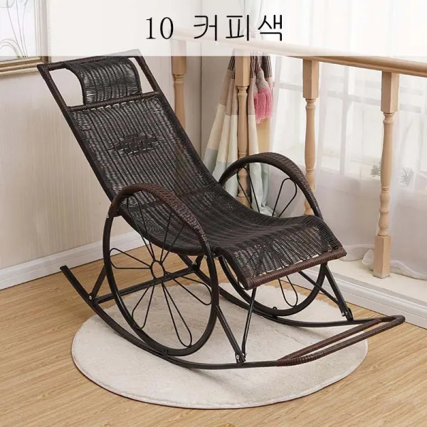 뉴타임즈14 노의자 베란다 눕는 의자 차 마실 의자 점심 휴식의자 어른 납량의자 ST21 A22, 10 커피색