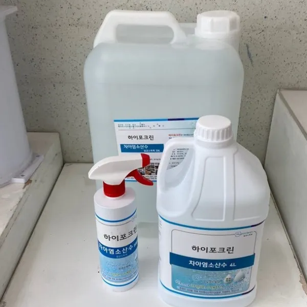 하이포크린(Hypoclean) 하이포크린-살균소독제 500ml/4L/20L, 2개, 4L