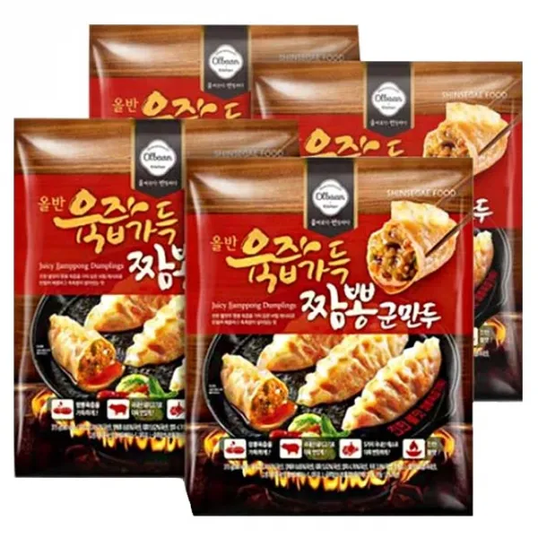 올반 육즙가득 짬뽕군만두, 315g, 4개