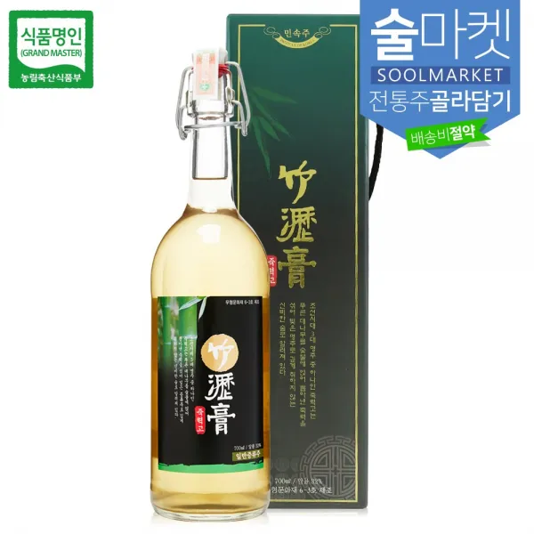 술마켓 200여종 유명 전통주 내맘대로 골라 담기 합배송, 1병, 죽력고 32도 700ml 송명섭 명인 조선3대명주