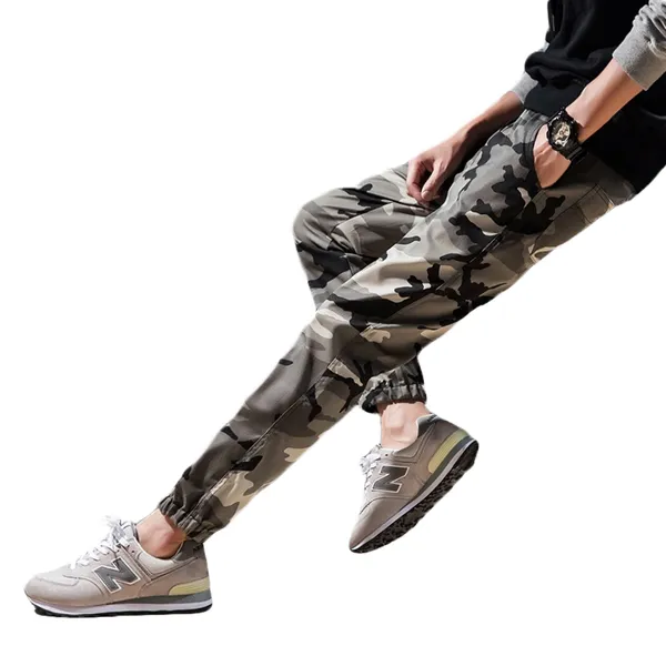 남자작업복바지 봄가을 순면 얇은스타일 기계수리 작업복 바지 슬림 테이퍼드 근무복바지 전기용접 신축성 바지남성