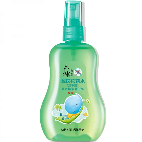 육신 (六神) 아기 갓난아이 어린이 전용모기퇴화로수 한초 청향형지근모기는 160ml/병 1병을 물지 않는다
