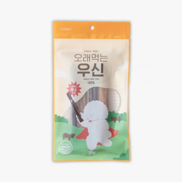 로렌츠 강아지 오래먹는 우신 건조간식 35g, 1개