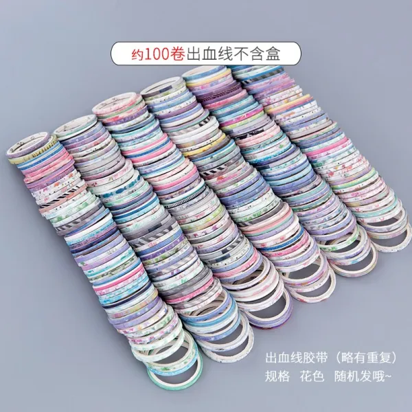 T손 장 종이 100 개 소재 스티커 시트지 빅 경조용봉 대략 100 롤 출혈 선 중복되다