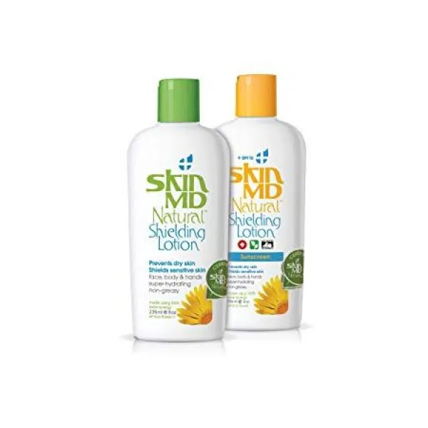 + SPF 15-2 팩 8온스 페이스 바디 핸드 스킨 MD 내츄럴 차폐 로션 - & 건선에 도움! 당신의 스킨를 건조, One Size, One Color