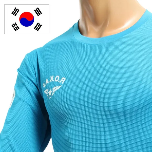 기능성 라운드 공군 티셔츠#shareblue1!@597458ea