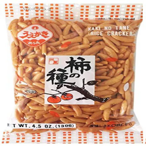 Uegaki Kaki No Tane (Rice Cracker) 4.5oz 우거 카키 노 타네 (쌀가루) 127.6g, 1