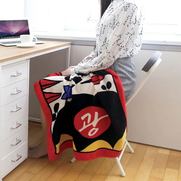  Immimi 여름 필수품 똥광 무릎담요 사무실 강의실 여름철 에어컨 냉방병 예방용_dshin_ts10147420 단품_1개_mimi