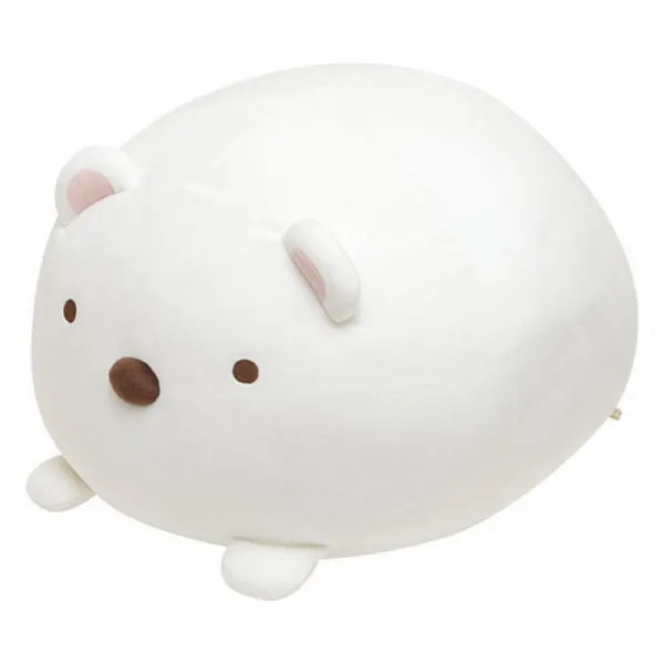 [Sumikko상품]백곰 슈퍼 쫀득쫀득한 찹쌀떡 쿠션 MR-78001실례 쯔코 생활의 인형 흰곰 쿠션/ 부드러운 치, 단일옵션