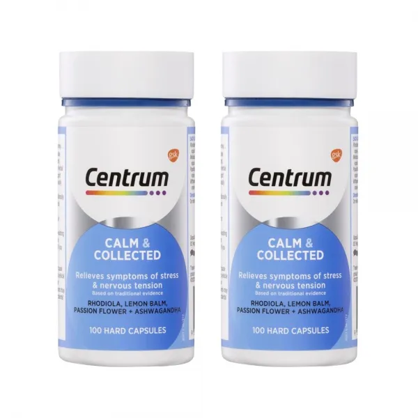 Centrum 센트룸 캄 앤 콜렉티드 100캡슐x2개 Calm Collected, 100캡슐, 1개
