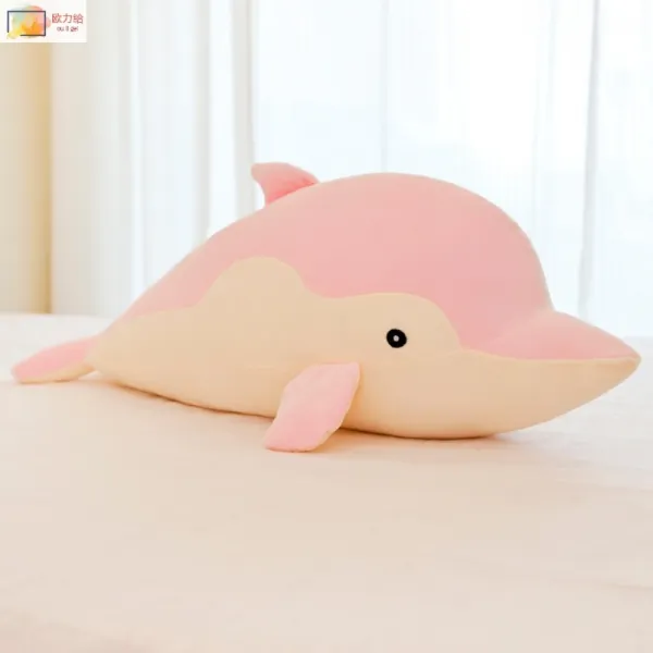 돌고래인형 고래 상어 물개 물범 쿠션 하프 애착 인형 모찌 꿀잠 낮잠안고자는 바디필로우 핑크 프리미엄 패딩
