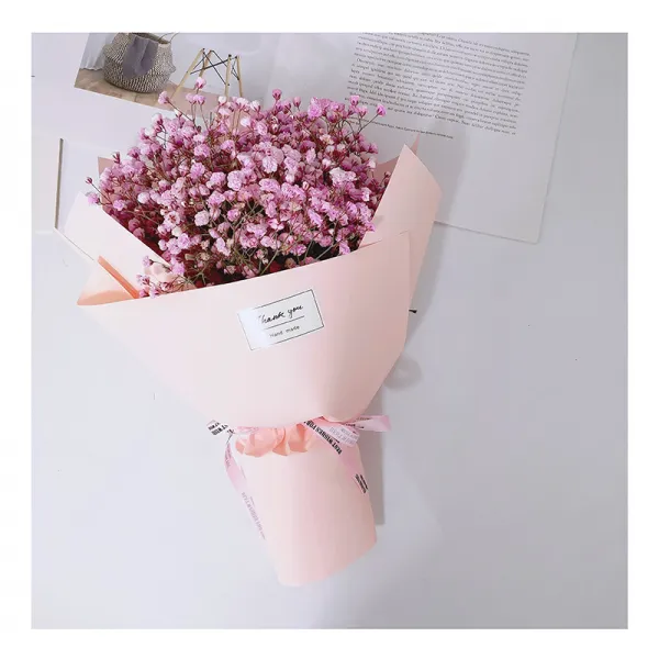 비누꽃 해바라기 별가득한하늘 드라이플라워 꽃다발 동창생선물 단짝친구 여자친구 생일 졸업 성탄, T14-핑크 별가득한하늘 중간사이즈
