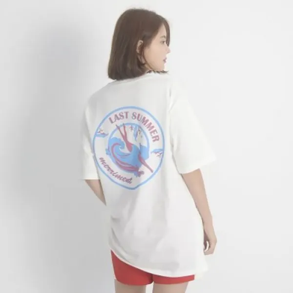 [텐바이텐] (UNISEX) Last summer Short Sleeve T-Shirt (WHITE)_(1410620)